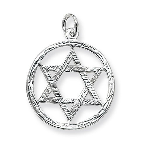 Silver Star Of David Pendant 