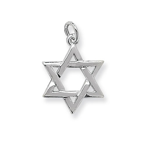 Silver Star Of David Pendant 