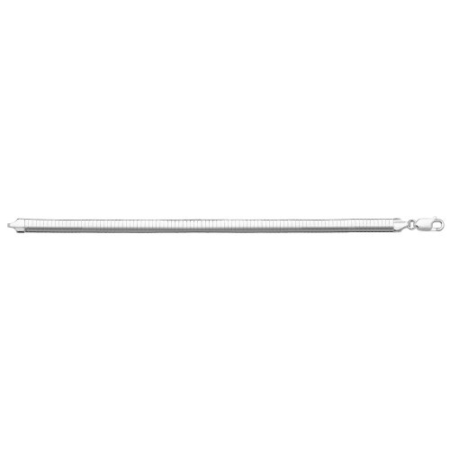 Silver Flat Omega Bracelet 