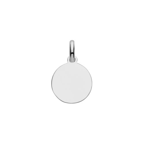 Silver Round Tag Pendant 