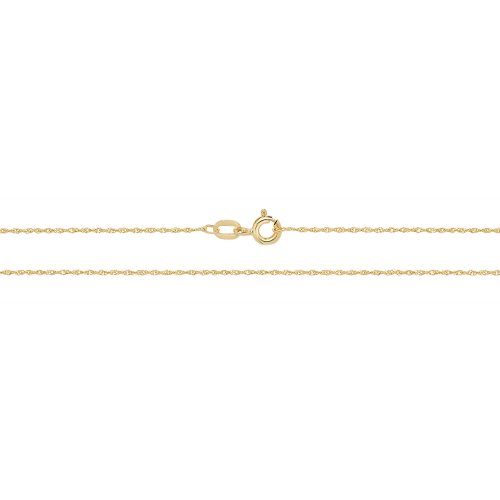 9ct Gold Diamond Cut Singarope Chain 