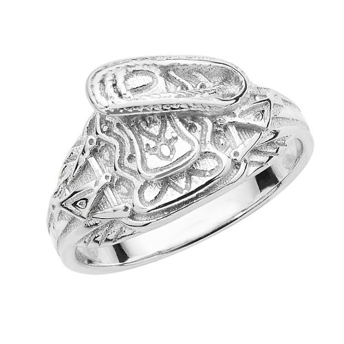 Silver Babies' Saddle Ring 