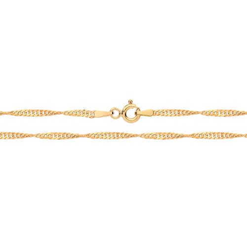 9ct Gold Singapore Hollow Chain 
