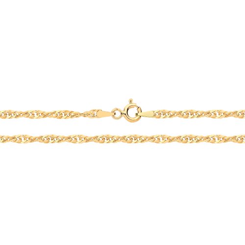 9ct Gold Singapore Hollow Chain 