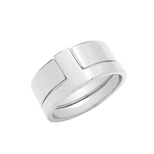 Silver Interlocking Ring 