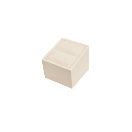Ring Props L45*w45*h (30+40mm) Creme Velvet+creme Lacq GXX0011