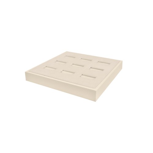 Ring Props 150*150*20mm Creme Velvet+creme Lacquer GXX0015