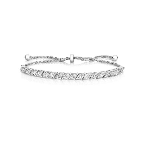 Marquise Cut Stone Pull Style Bracelet 