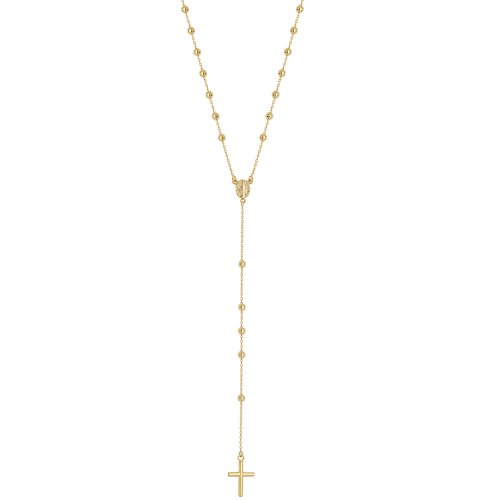 9ct Gold Rosary Necklet 