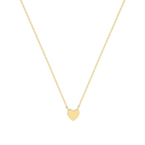 9ct Gold Heart Necklet 