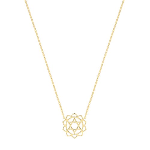 9ct Gold Mandala Necklet 