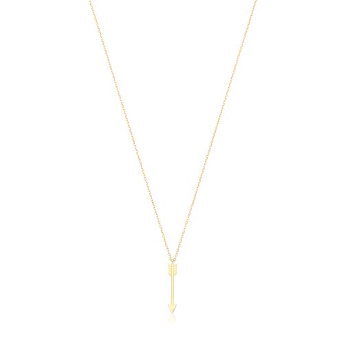 9ct Gold Arrow Necklace 