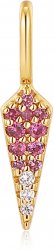 Aia Haie Gold Ombre Pink Charm