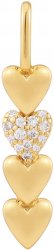 Ania Haie Gold Heart Bar Charm