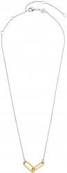 TI SENTO Silver and Gold Double Link Necklace 3966SY