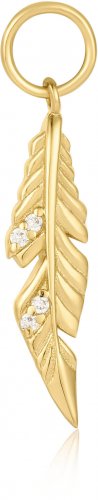 Ania Haie Gold Feather Earring Charm